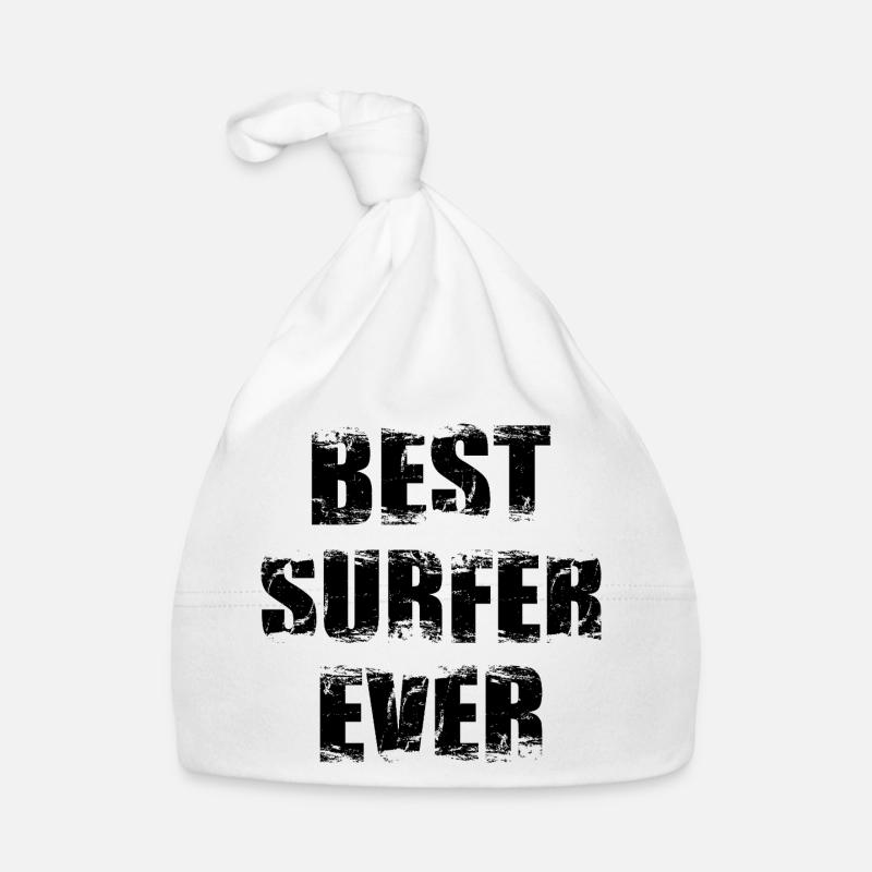 Bester Surfer aller Zeiten Baby Bio-Mütze