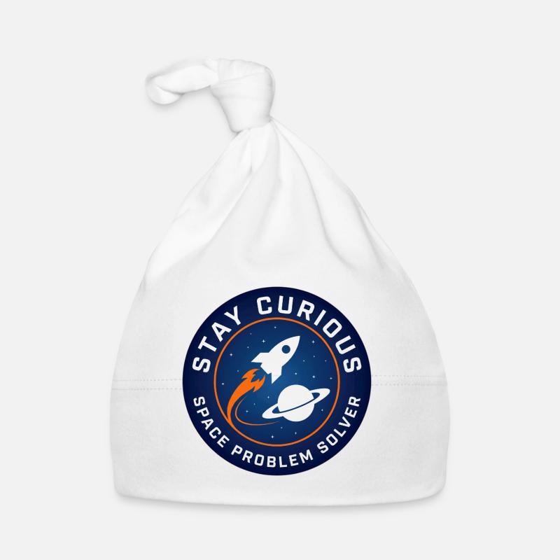 Restez curieux : Aventure spatiale Bonnet bio Bébé