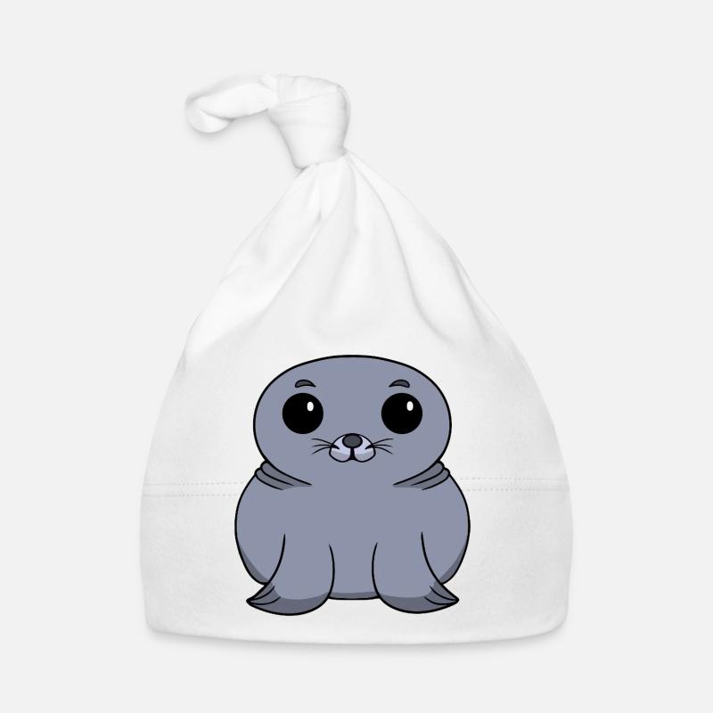 Chibi-Robben Baby Bio-Mütze