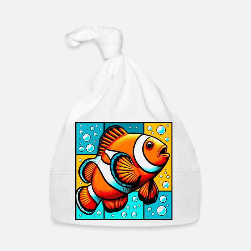 Poisson-clown Bonnet bio Bébé