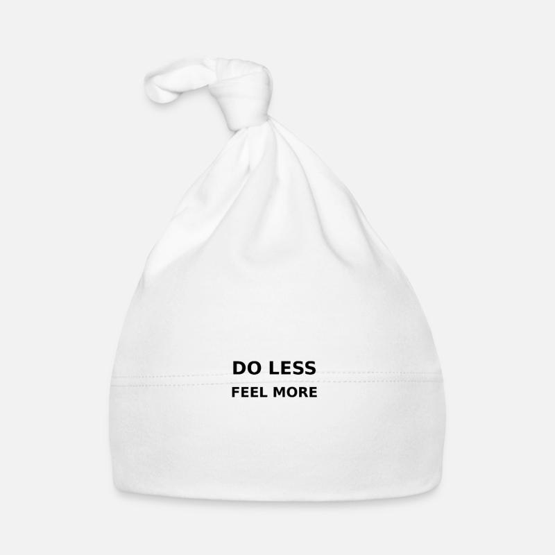 Do less / Feel more Baby Bio-Mütze