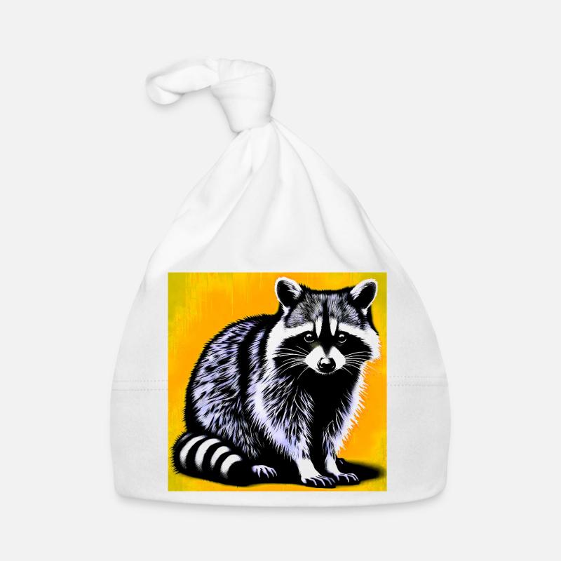 Raton laveur Bonnet bio Bébé