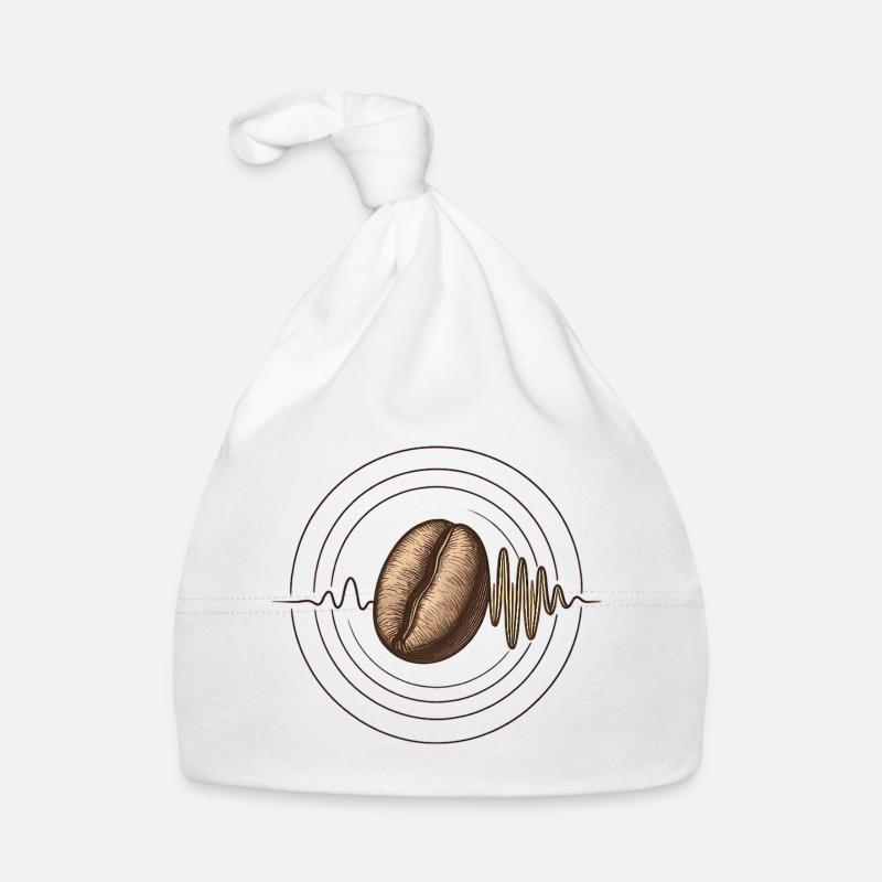 Coffee Core Sound Wave Organic Baby Cap