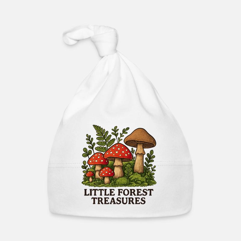 Champignons au trésor de la petite forêt Bonnet bio Bébé