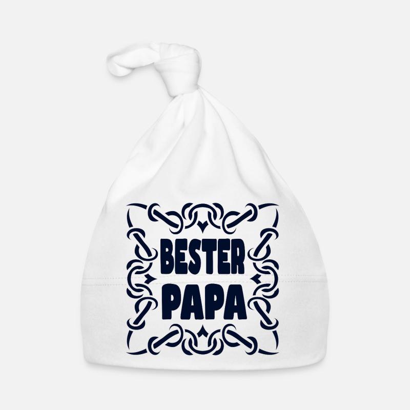 KOMPLIMENTE BESTER PAPA Baby Bio-Mütze