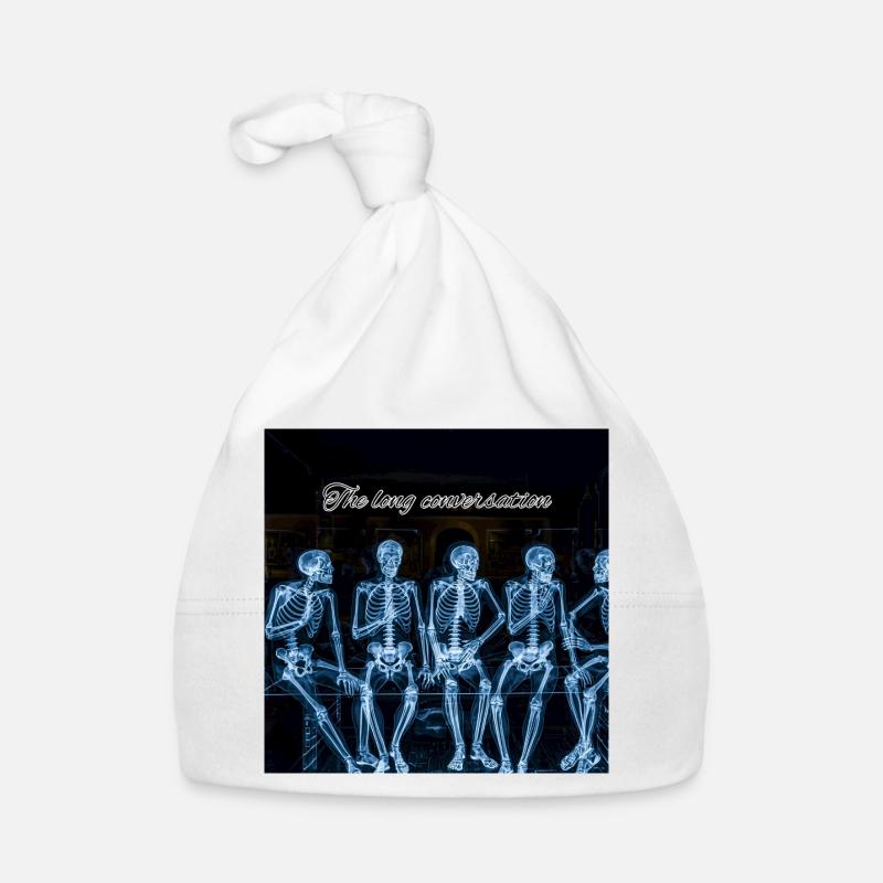 Long Talks : Rangée des Squelettes Bonnet bio Bébé