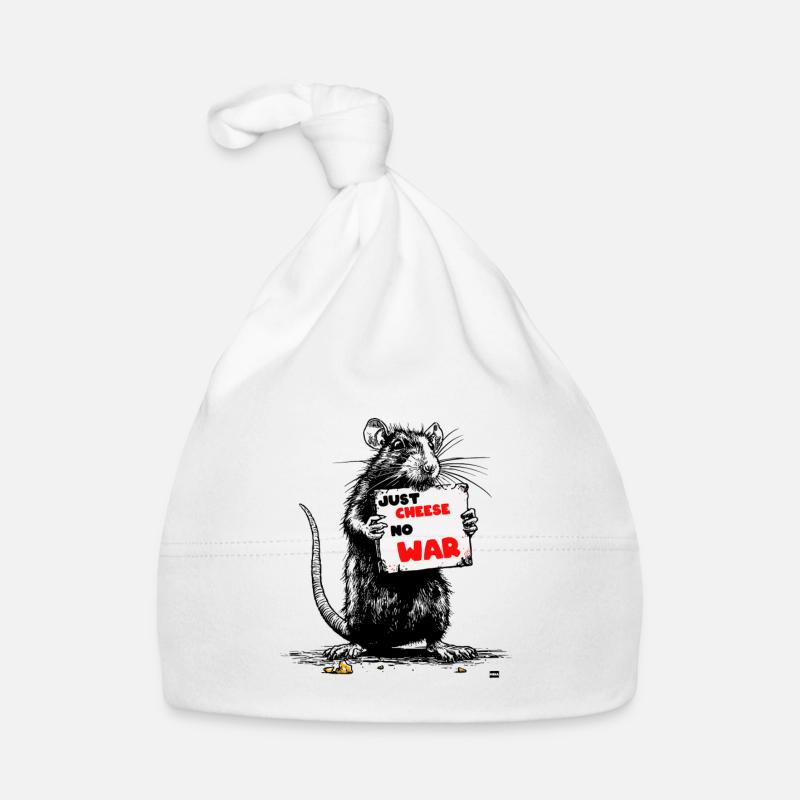 Juste le slogan Fromage : pas de guerre Bonnet bio Bébé