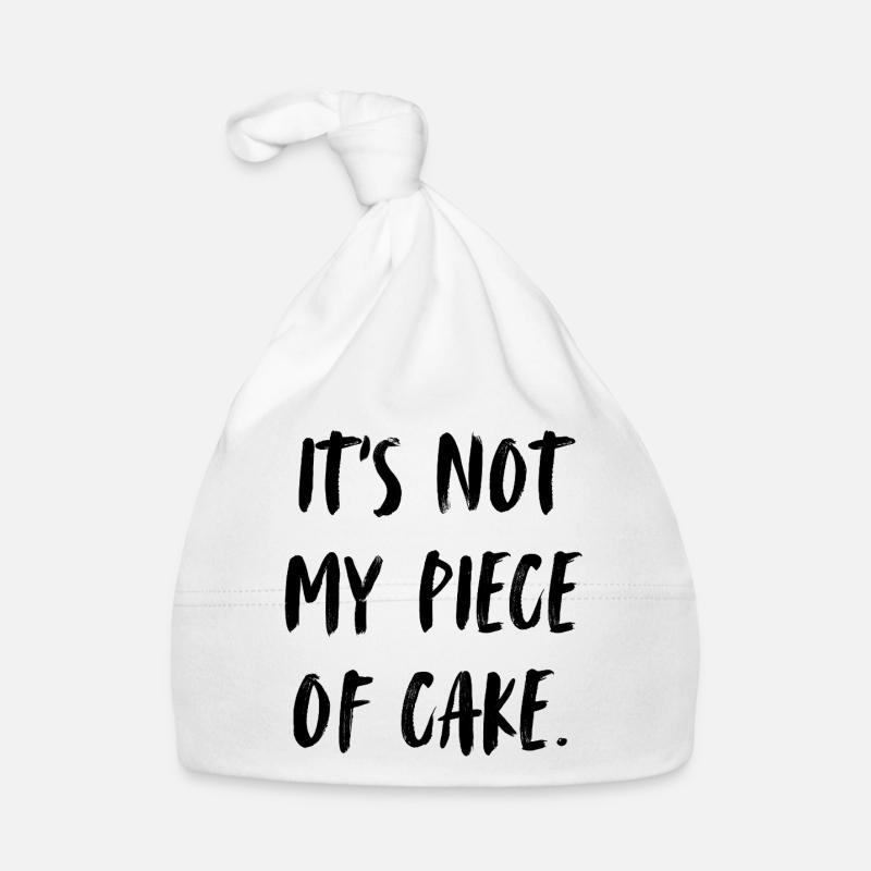 Ce n’est pas mon jeu d’enfant. Ce n’est pas mon truc - Bonnet bio Bébé - blanc