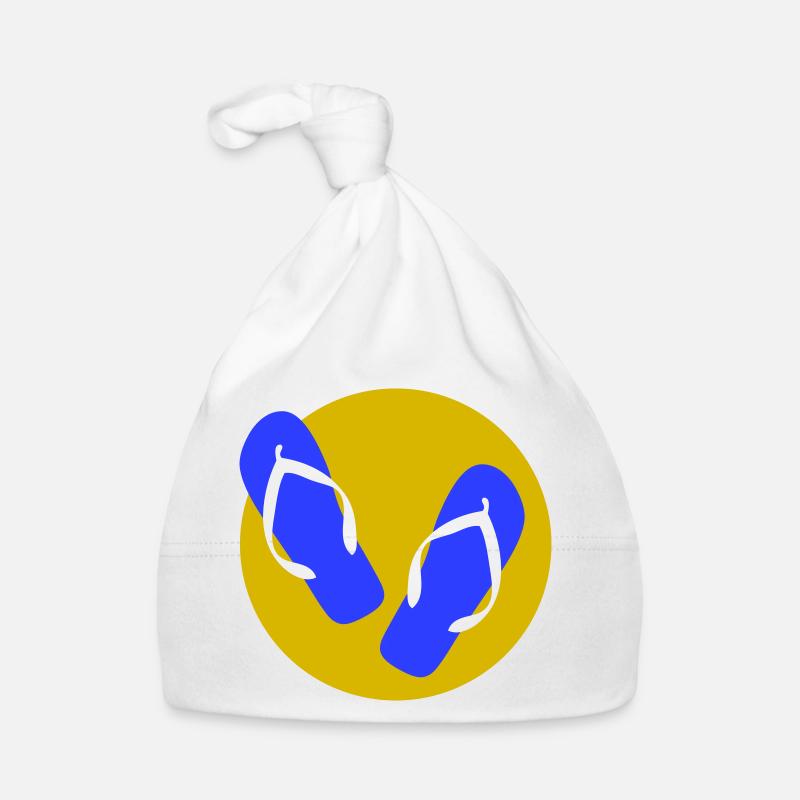 Flip-flop summer feeling Organic Baby Cap