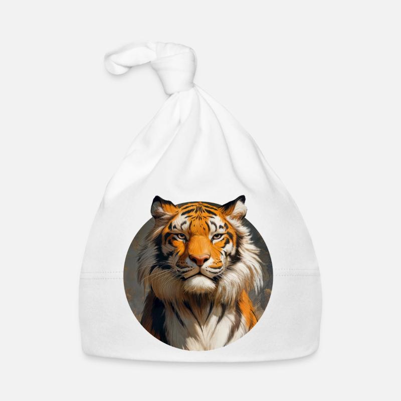 Tiger Design Organic Baby Cap