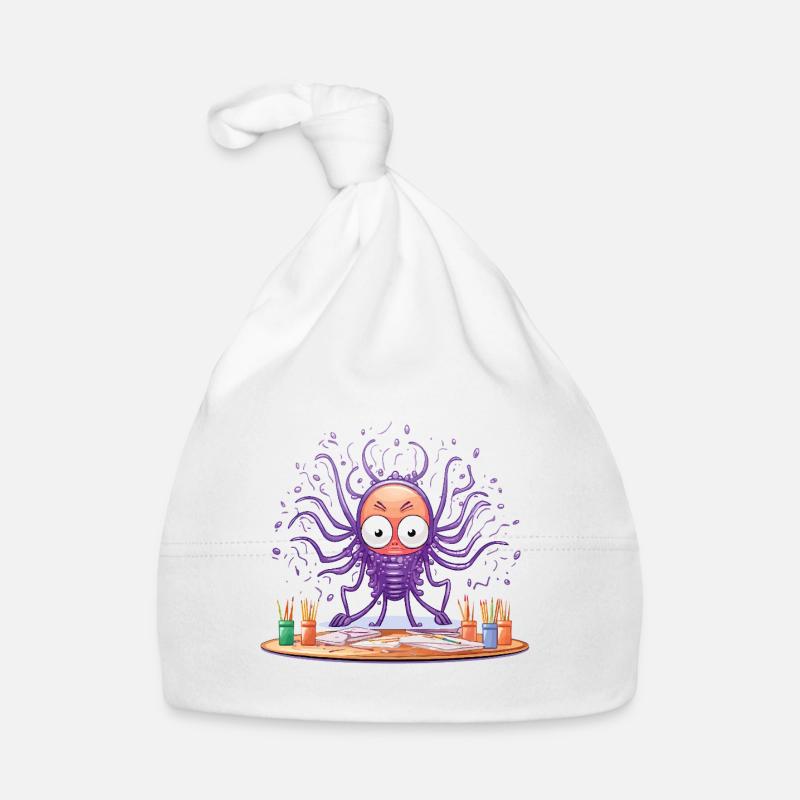 Creative Ink Octopus Bonnet bio Bébé