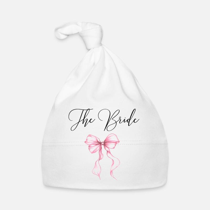 TheBride! Pinke Schleife Baby Bio-Mütze