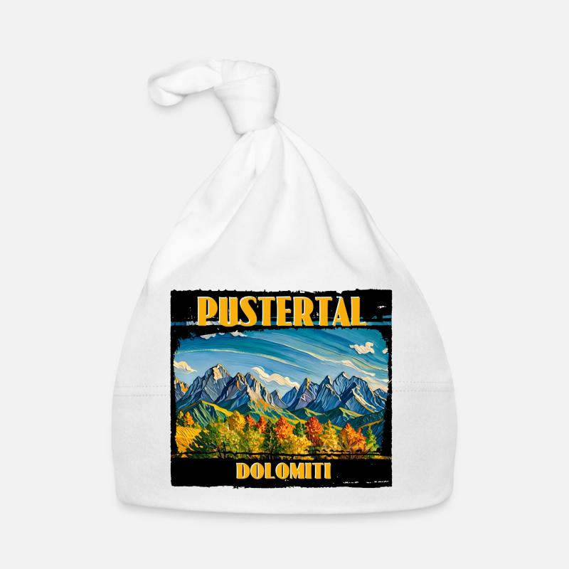 Pustertal Dolomiten Baby Bio-Mütze