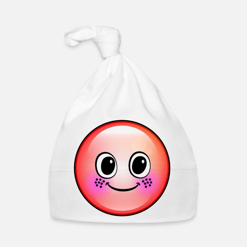 Bulle Rouge Mignonne Bonnet bio Bébé