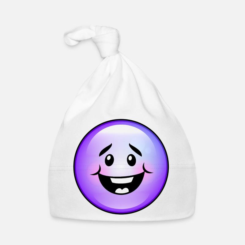 Bulle violette mignonne Bonnet bio Bébé