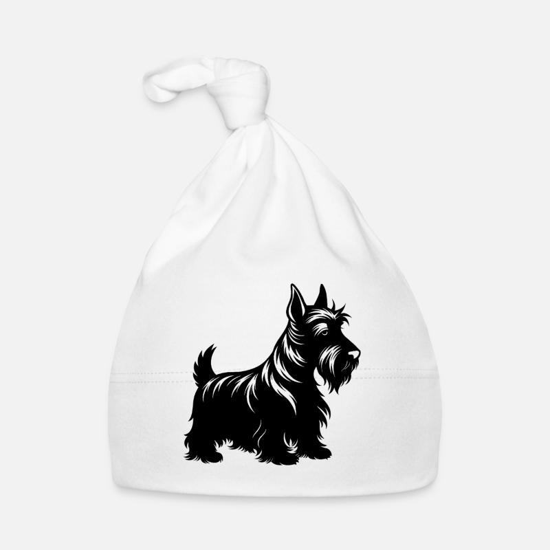 Scottish Terrier Dog Baby Bio-Mütze