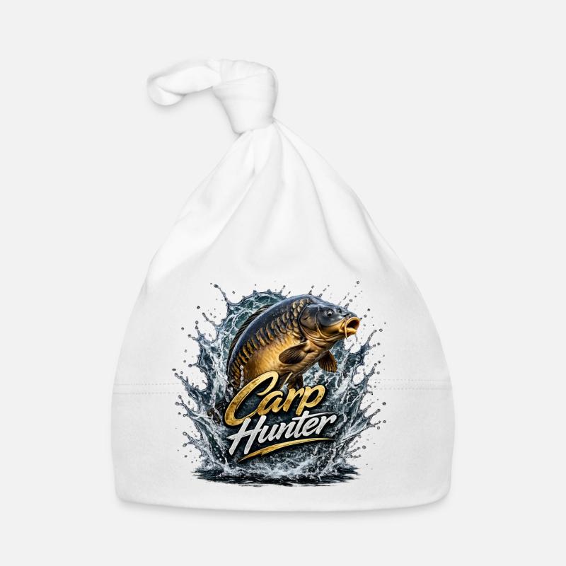Carp Hunter Splash – Chemise de pêche à la carpe Bonnet bio Bébé
