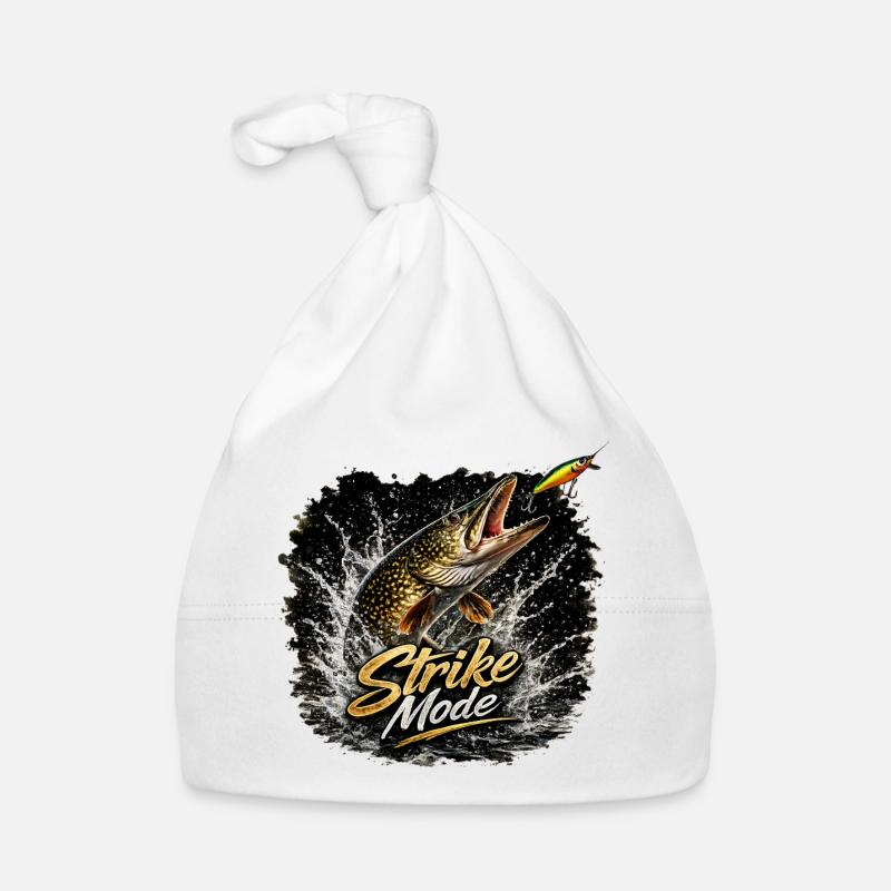 Strike Mode Pike – Predator Angelshirt Baby Bio-Mütze