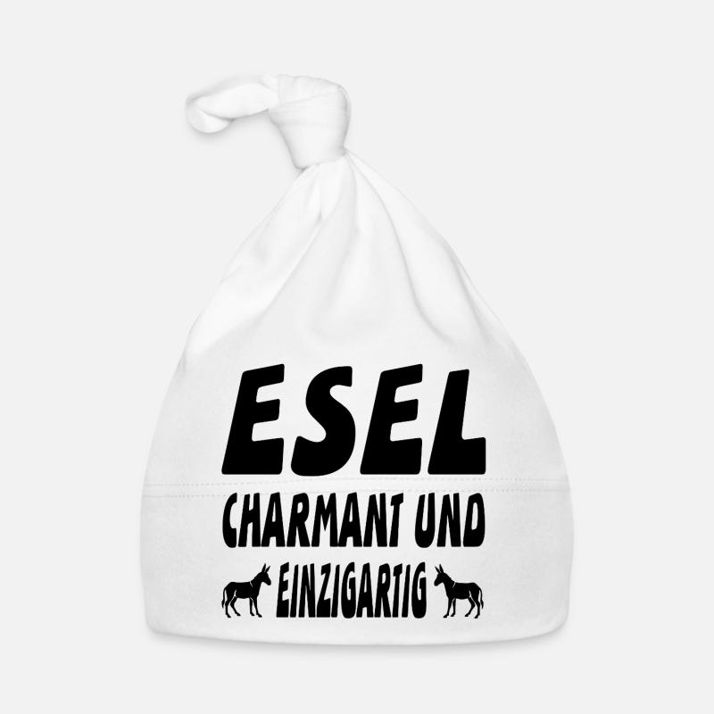Esel Baby Bio-Mütze