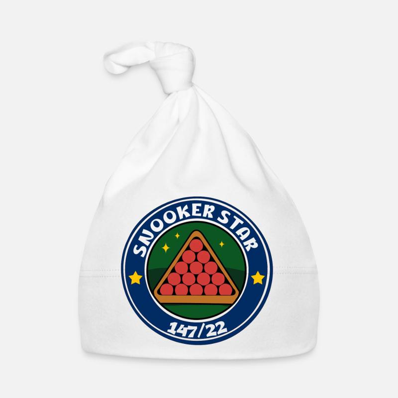 Snooker Star Triangle 147/22 Organic Baby Cap
