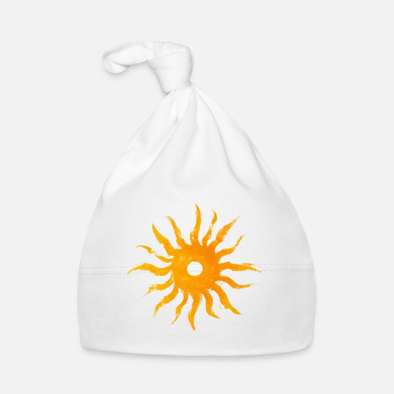 sun, sun logo, sun symbol Organic Baby Cap