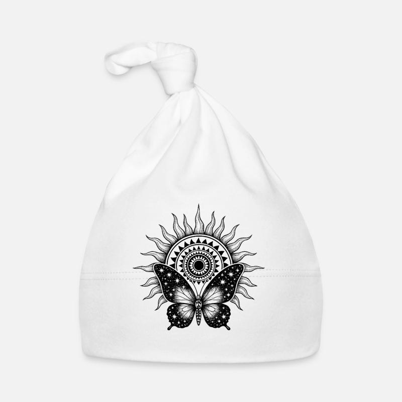 Soleil sacré – Papillon Cosmique Bonnet bio Bébé