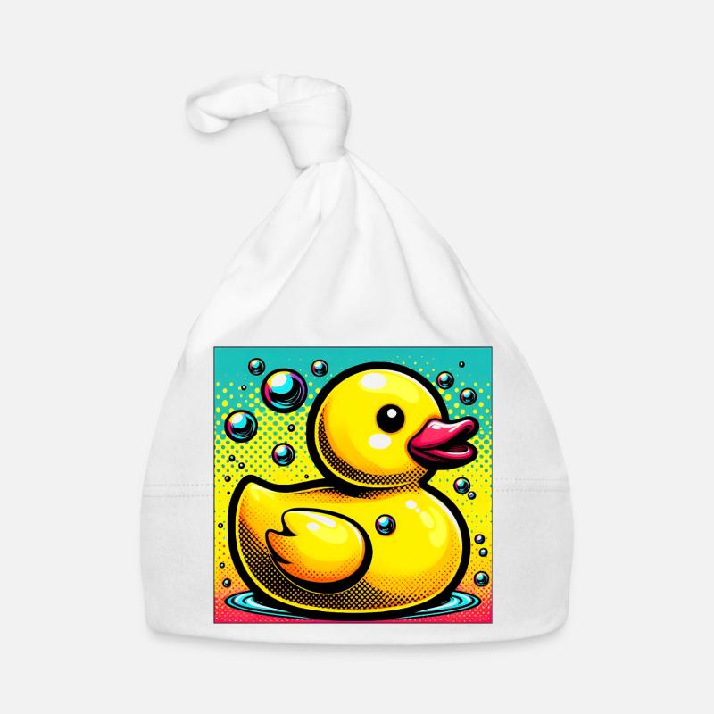 Duckling Duck Duck Duck Organic Baby Cap