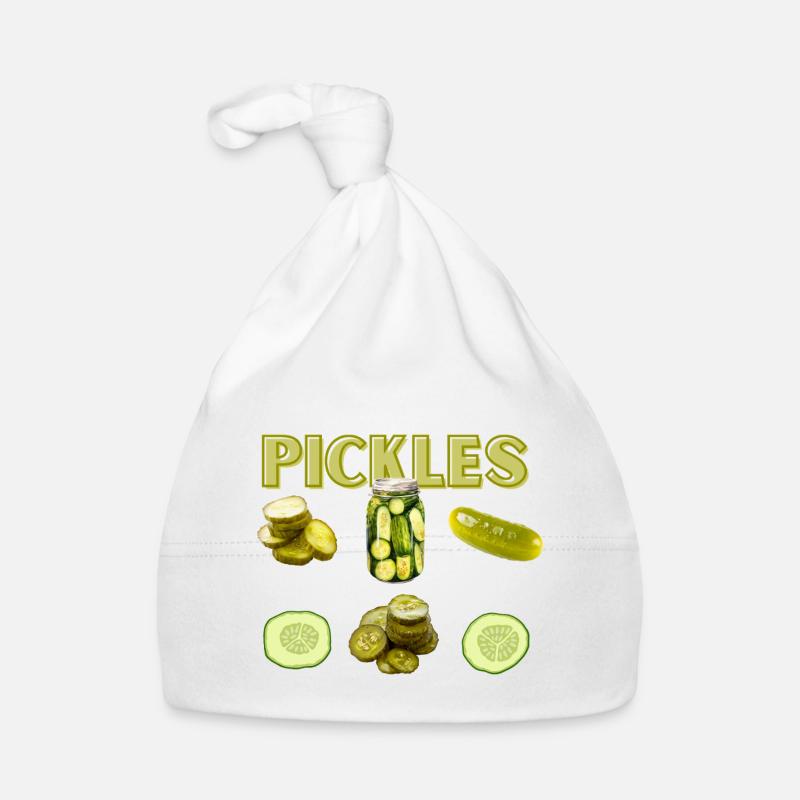 Amateur de cornichons concombre drôle Bonnet bio Bébé