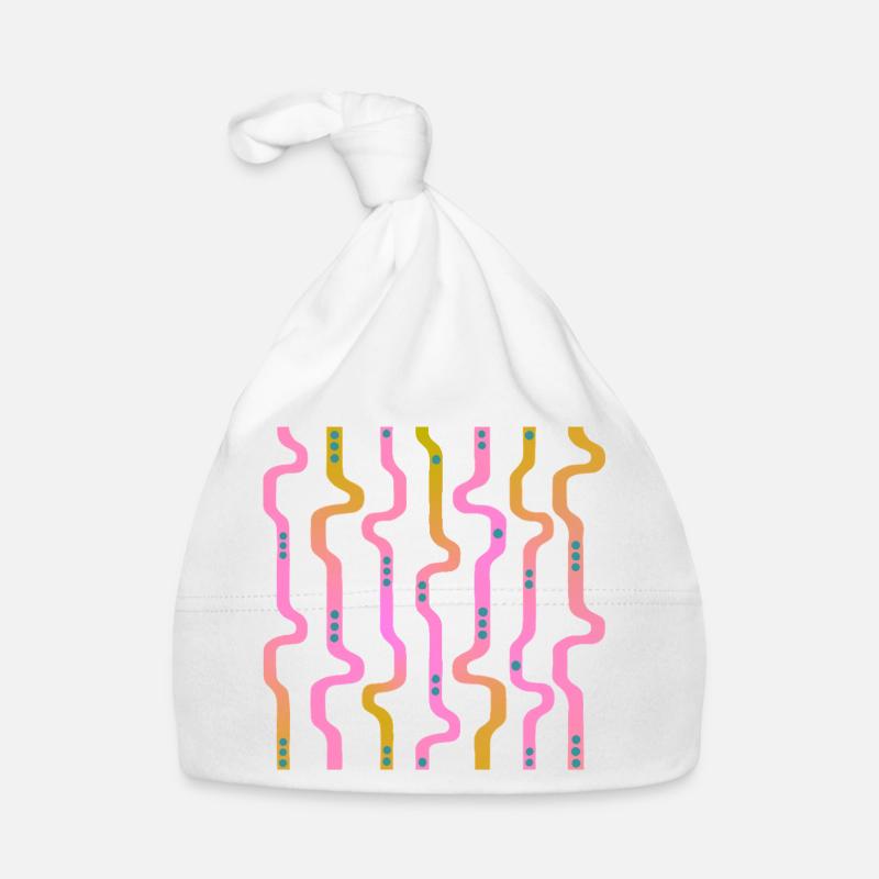 Bandes ondulées L Rayures L Transition Riso Bonnet bio Bébé