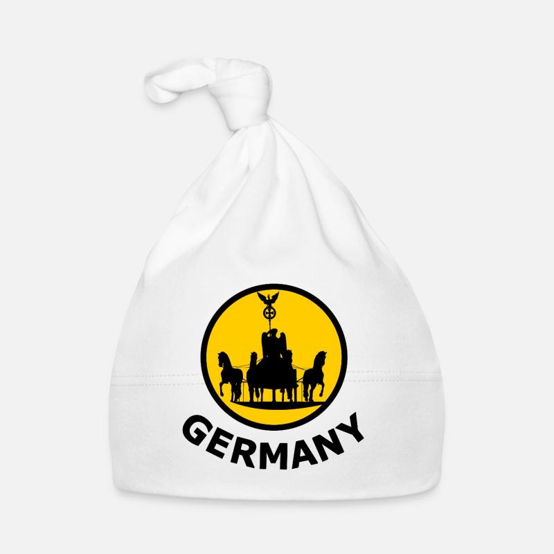 Berlin Sun Carriage Silhouette Organic Baby Cap