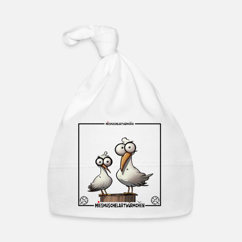 Team Möweduo Baby Bio-Mütze