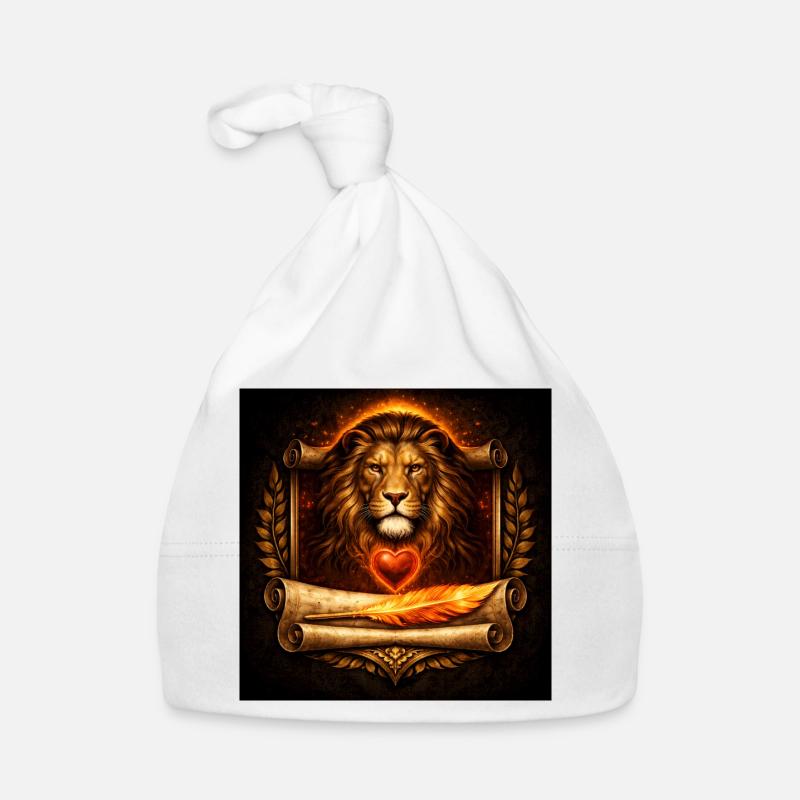 Lionheart & Phoenix Feather Organic Baby Cap