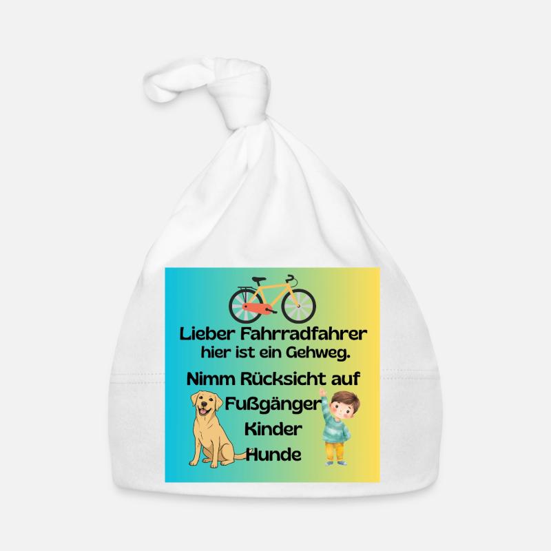 Fahradfahrer Baby Bio-Mütze