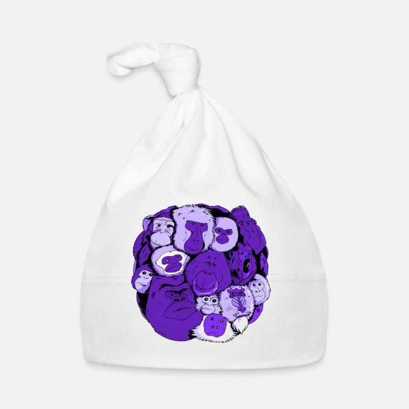 Monkey Ball Baby Bio-Mütze