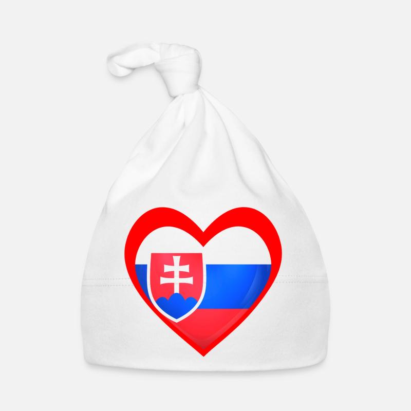 Červené Srdce Slovensko Bonnet bio Bébé