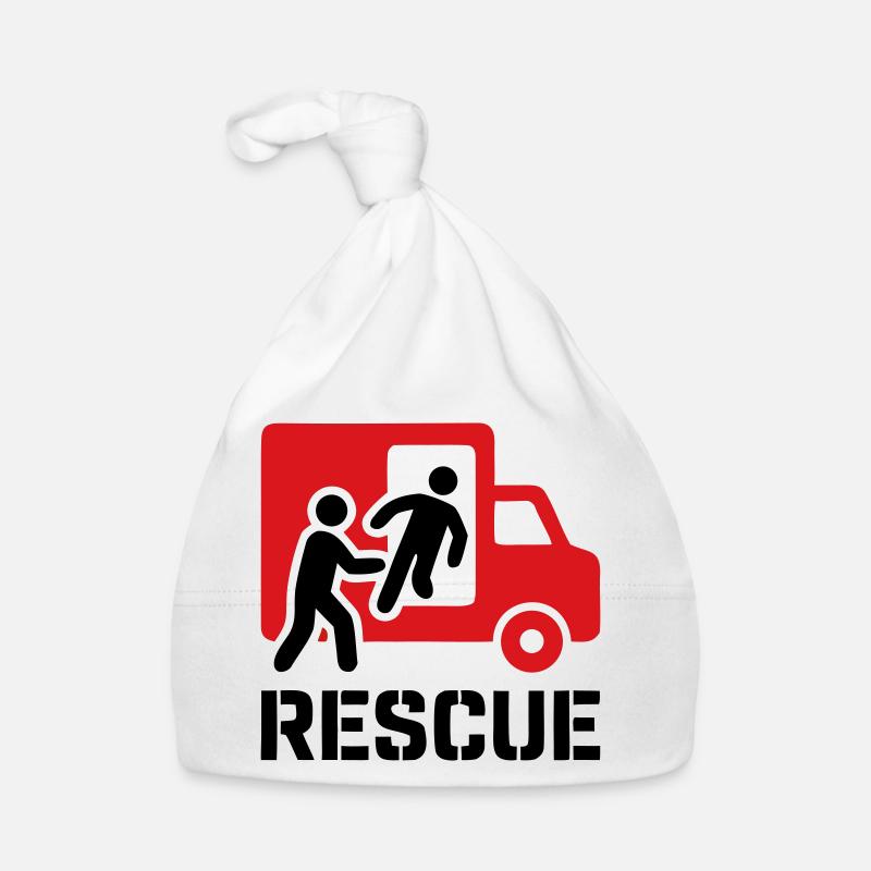Rescue Rettungsdienst Einsatz Baby Bio-Mütze