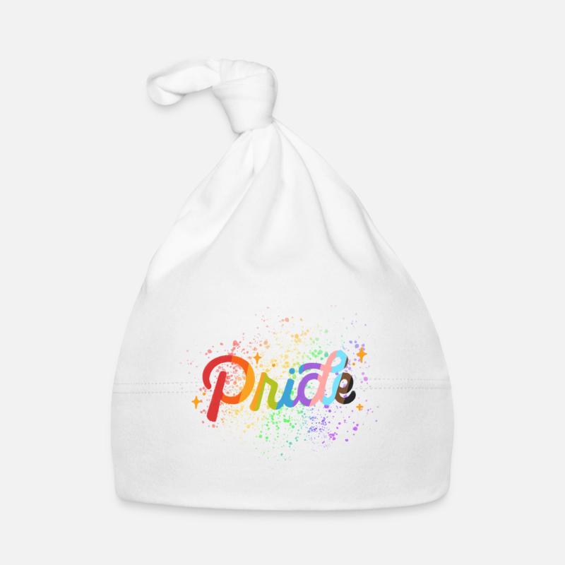 Pridemix Farbspritzer Baby Bio-Mütze