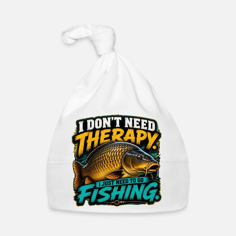 Pêcheur drôle de carpe commun Bonnet bio Bébé