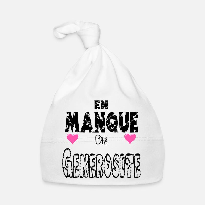 En Manque de Générosité Bonnet bio Bébé
