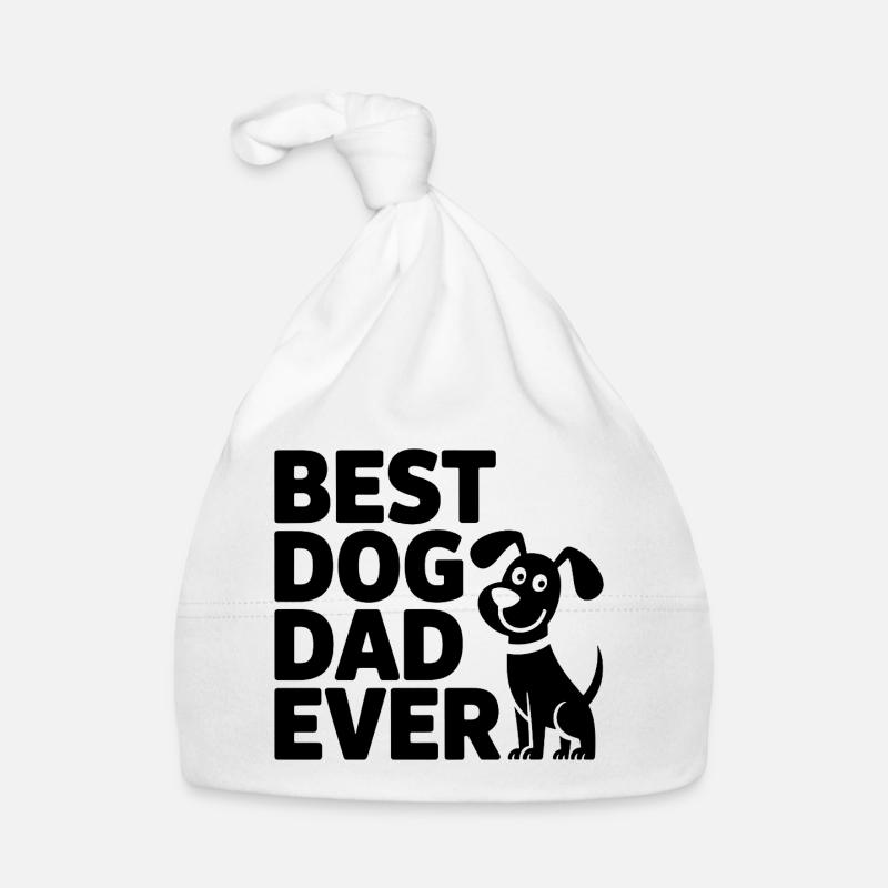 Best Dog Dad Ever – Hundemotiv Baby Bio-Mütze