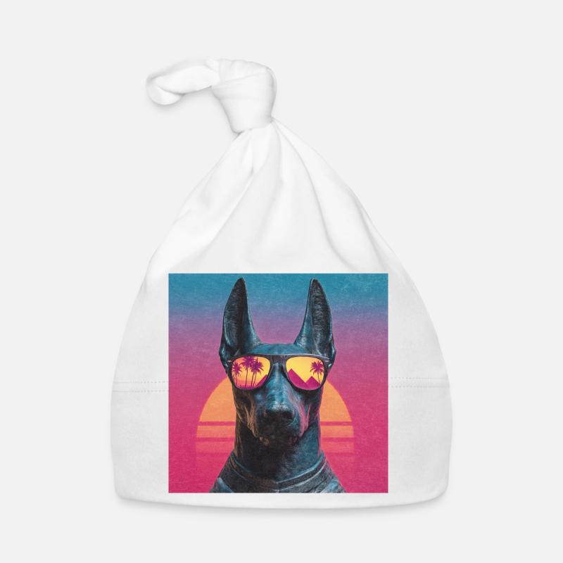 Anubis Synthwave - God on Vacation Organic Baby Cap
