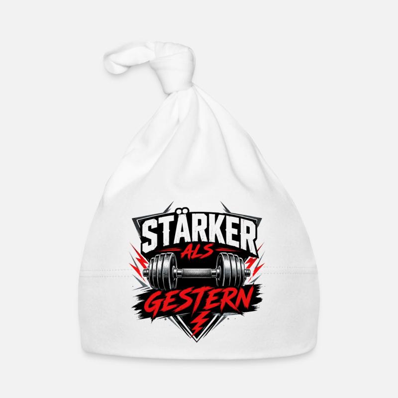 Stärker als gestern Baby Bio-Mütze