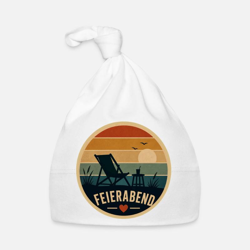 Feierabend Retro Baby Bio-Mütze