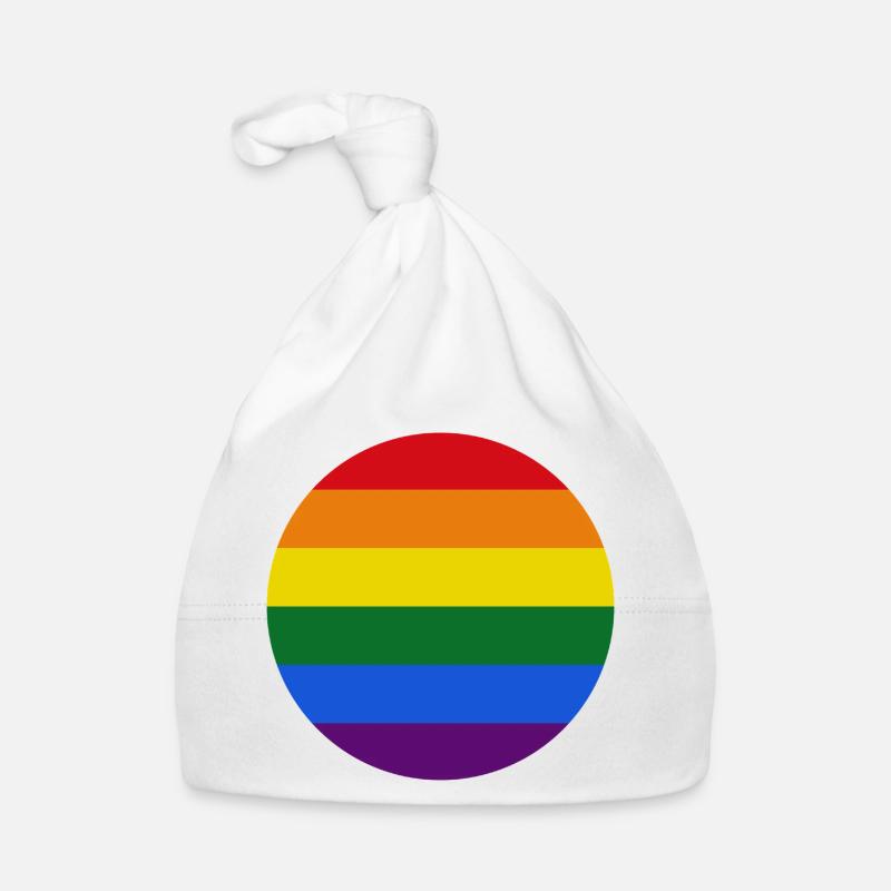 Drapeau gay Bonnet bio Bébé