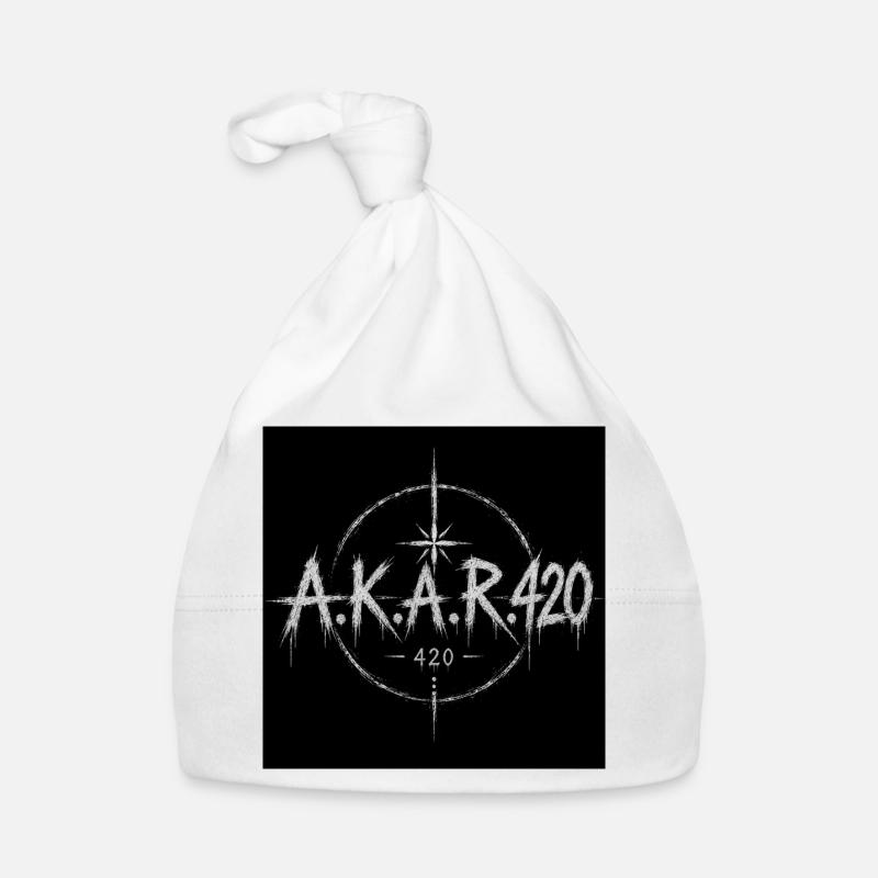 AKAR420 Grunge Emblem Organic Baby Cap