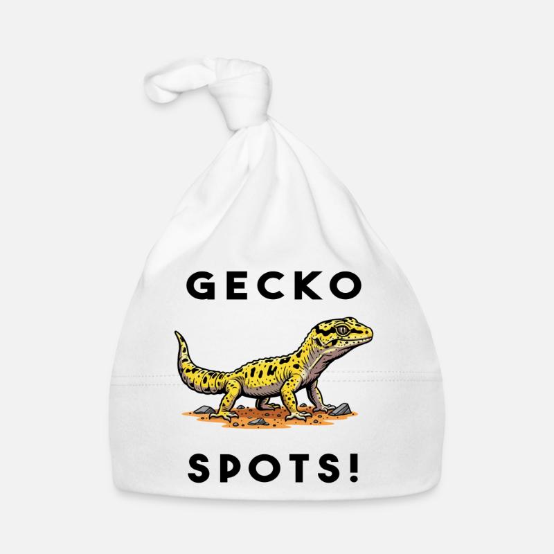 Gecko Leopard Bask Lezard Terrarium Bonnet bio Bébé