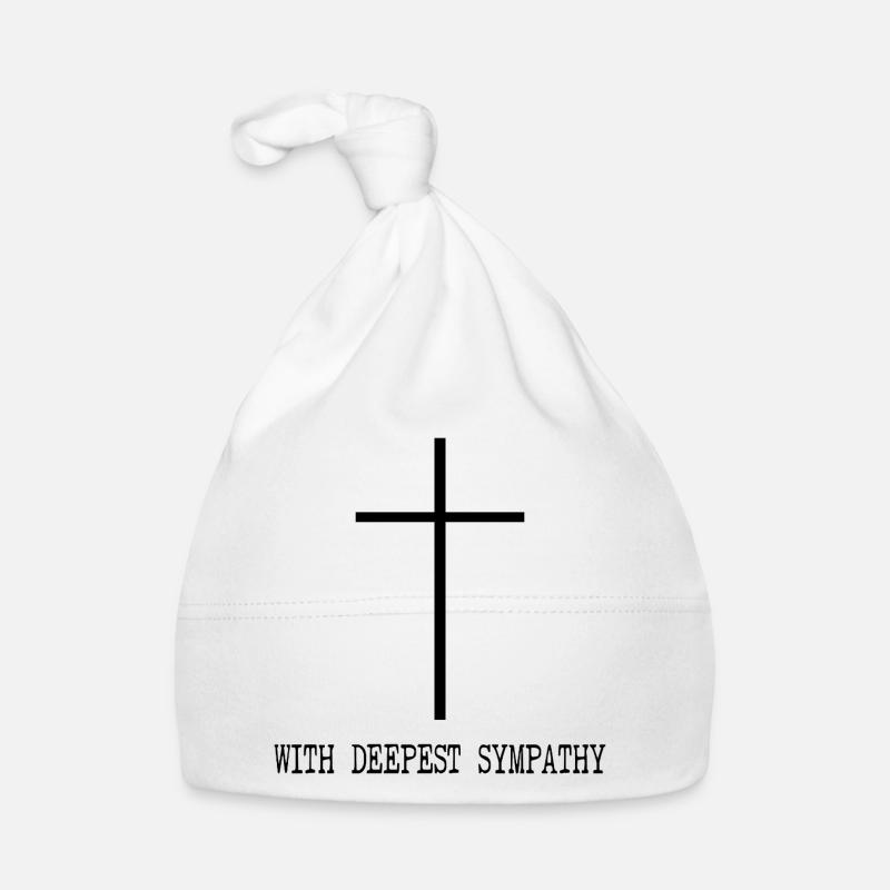 Heartfelt Condolences Organic Baby Cap