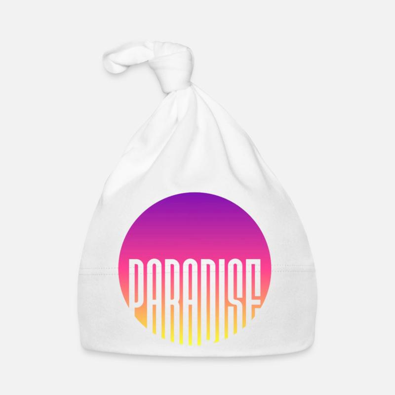 Sonnenuntergangsparadies Baby Bio-Mütze