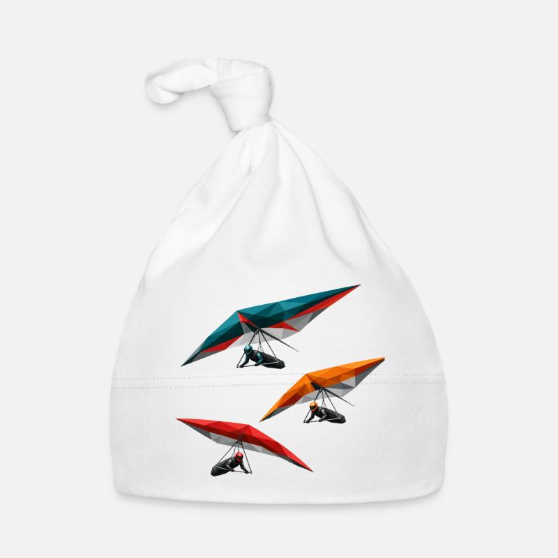Trio polygonal des deltaplanes Bonnet bio Bébé