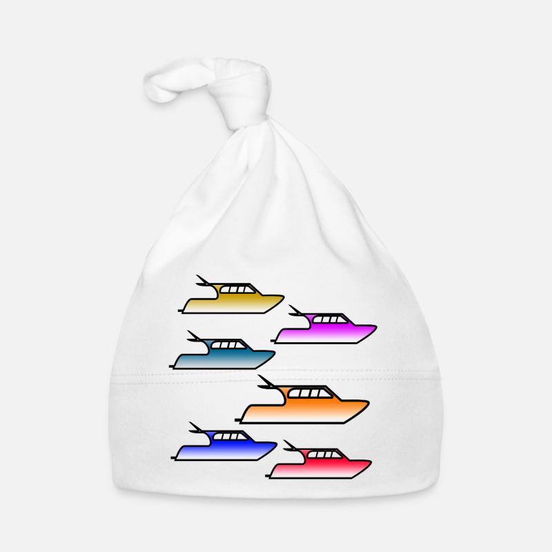 Motorboote Baby Bio-Mütze